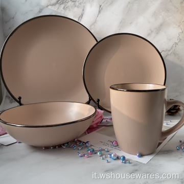 Hotel Ristorante Tableware Set in porcellana ceramica